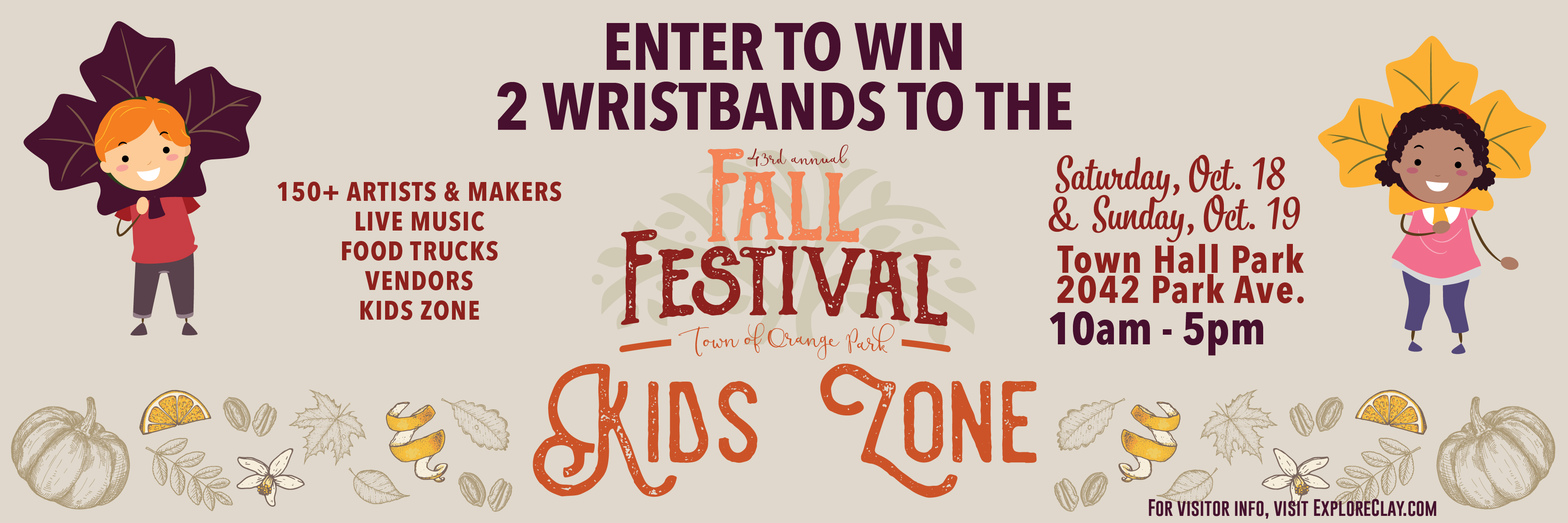 Town of Orange Park Fall Festival Giveaway
