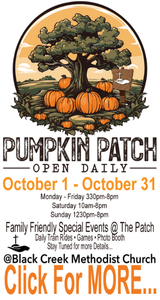 Black Creek Methodist Church Pumpkin Patch
