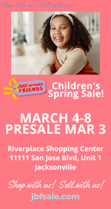 Just Between Friends Jacksonville Spring Sale