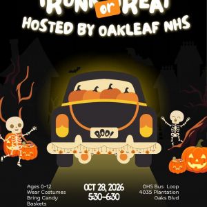 Oakleaf High School Trunk or Treat