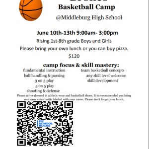 Middleburg Bronco Basketball camp