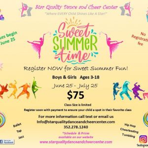 Star Quality Dance and Cheer Center Summer Program