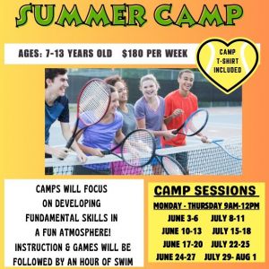 Junior Tennis Summer Camp at Eagle Harbor