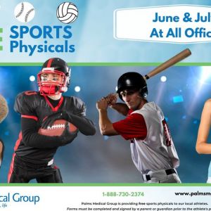 Free Sports Physicals at Palms Medical Group