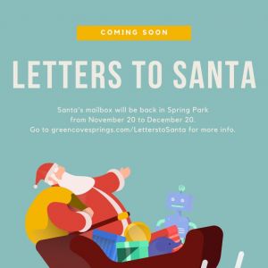 Letters to Santa with City of Green Cove Springs