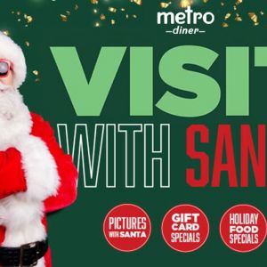 Dinner with Santa at Metro Diner