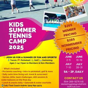 Magnolia Point Tennis Camp