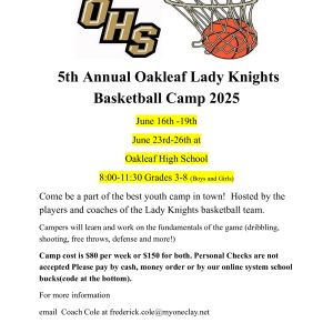 Oakleaf Lady Knights Basketball Camp