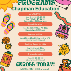 Chapman Education Summer Camps and Classes