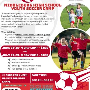Middleburg High School Youth Soccer Camp