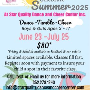 Star Quality Dance and Cheer Center Summer Program