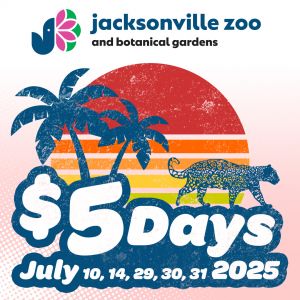 Jacksonville Zoo $5 Admission Day