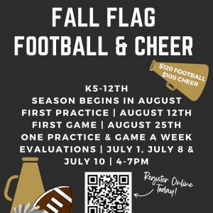Russell Baptist Flag Football & Cheerleading
