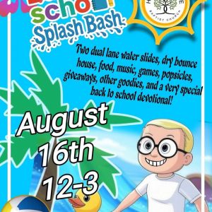 HIckory Grove Baptist Church Back to School Splash Bash