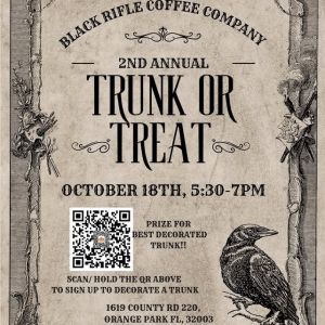 Black Rifle Coffee Company Trunk or Treat