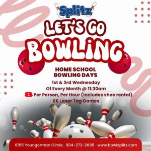 Splitz Homeschool Bowling Days