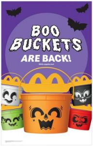 McDonald's Boo Buckets