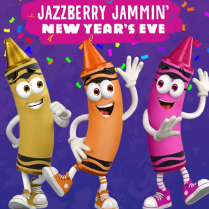 Jazzberry Jammin' New Year's Eve at Crayola Experience