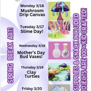 The Dirty Palette Spring Break Camp