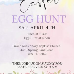Grace Missionary Baptist Church Egg Hunt