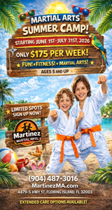 Martinez Martial Arts Summer Camp