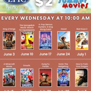 Kids Summer Shows at Epic Theatres
