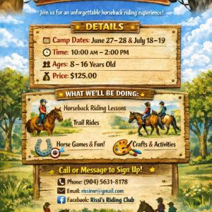 Rissi Riding Club Summer Camp