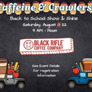Back to School Show & Shine at Black Rifle Coffee Company