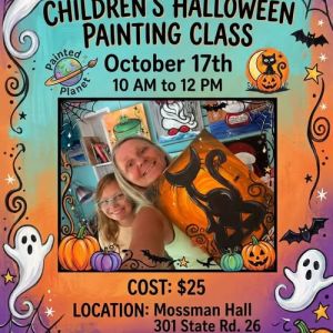Painted Planet Halloween Painting Class
